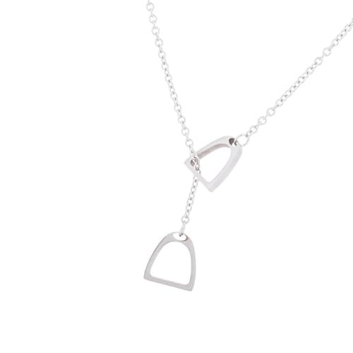 ANMITI Stilvolle Pferdestrippen Lariat Halskette Schöne Pferdestrippen Halskette Schmuck Einzigartig von ANMITI