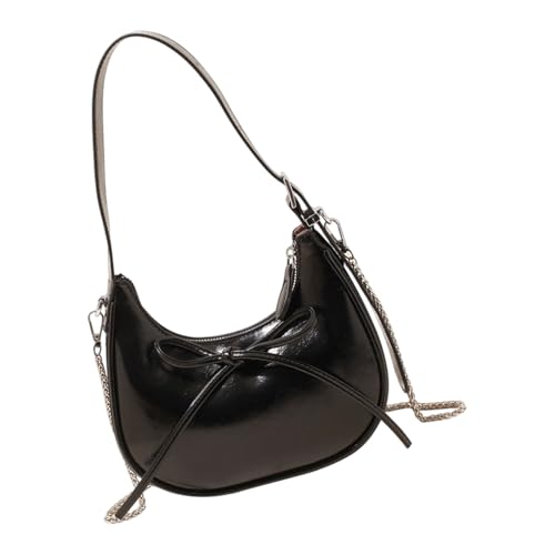 ANMITI Süße Bögen Unterarm Geldbörse Für Frauen Crossbody Body Stylish Umhängetasche Ladies Trendy Pendeln Einfacher Achselhöhlen PU Leder Crossbod von ANMITI