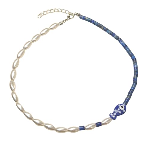 ANMITI Trendy Harz Clownfish Charme Halskette Verspielte Clownfische Mode Halskette Hals Schmuck Für Individuelle Trendsetters Trendy Damen Modeschmuck von ANMITI