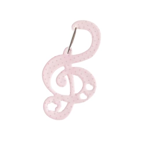 Acrylstern Note Form Carabiner Multifunktionaler Rucksack Anhänger Schlüsselbeutel Charms Accessoires Für Frauen Girls Acrylschnalle Schlüsselbund von ANMITI