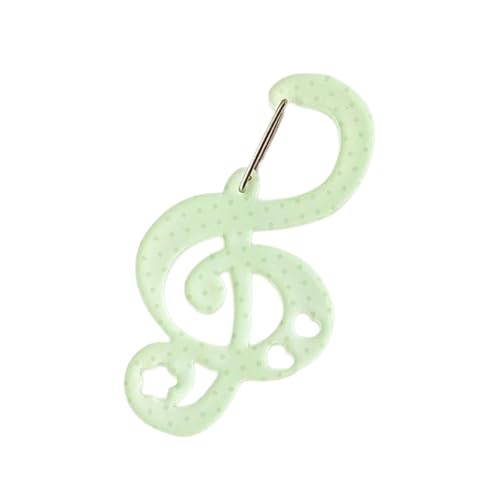 Acrylstern Note Form Carabiner Multifunktionaler Rucksack Anhänger Schlüsselbeutel Charms Accessoires Für Frauen Girls Acrylschnalle Schlüsselbund von ANMITI