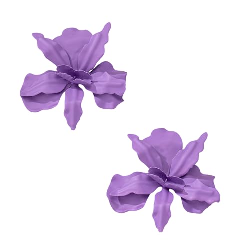 Blumenohrringe Elegante Bolzen Ohrringe Moderne Blumenohrstifte Legierung Textur Ohrschmuck Geeignet Für Stilvolle Outfits Datum Schmuck von ANMITI