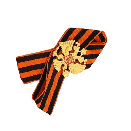 Charme Medaillen Abzeichen Brosche Mit Historischem Ribbon Detail Einzel/Doppelschicht Für Formelle Ereignisgeschenke Geben Webensbücher Brosche von ANMITI