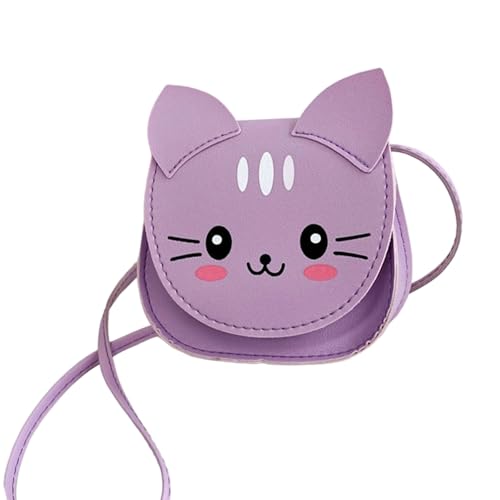 Crossbody Bag Kleine Geldbörse Für Kleine Mädchen Prinzessin Design Katzen Muster Kinder Schulter Mit Verstellbaren Gurt Cartoon Cats Schulter Für Kleinkinder von ANMITI
