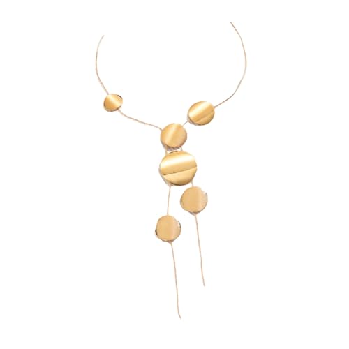 Einfache Halskette Temperament Rund/Liebe Herz Geometrischer Neckkettenschmuck Geschenk Für Lässige Oder Formelle Anlässe Liebe Herzhalskette von ANMITI