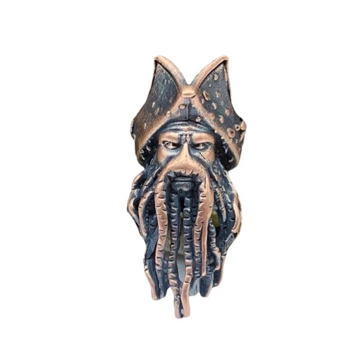 Einzigartiger Sea King Anhänger Schlüsselring Schmücken Detaillierte Messingheizung Messing Textur Für Schlüsselanhänger Oder Paracord Zubehör Paracord Bindung von ANMITI