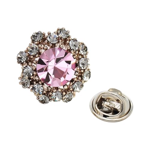 Elegante Strasssteine ​​Brosche Für Abendpartys Sichern Klasze Revers Pin Leichtes Design Vielseitiges Accessoire Secure Brosche Pin Für Anzüge von ANMITI