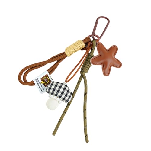 Eleganter Star Keychain Tasche Mit Praktikum Praktischer Metallschlüsselhaltertaschen Anhänger Stylish Tasche Accessoire Für Frauen Multifunktional Bag Accessoire Schlüsselbund von ANMITI