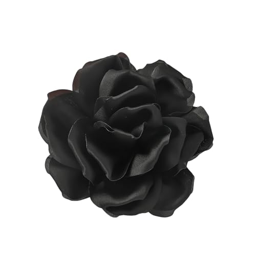 Eleganter Stoff Rose Revers Pin Handgefertigtes Blumenbrosche Stylish Corsage Badge Mode Accessoire Für Partys Und Abendessen Kleidung Accessoire von ANMITI