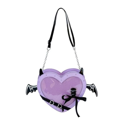 Frauen Bag Herz Form Itabag Schöne Crossbody Fashion Dating Japanische Stil Schulter Für Stecknadel Display Süße Bögen Schulter Schöner Dating Teenager Japanischer Stil Crossbody von ANMITI