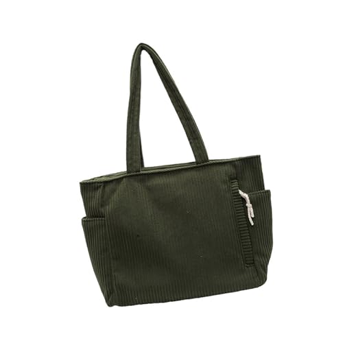 Frauen Umhängetasche Große Kapazität Achselhöhle Feste Farbe Cord Einfache Handtasche Allzugemachte Achselwahrer Frauen Achselhöhle Pendeln Mit Großer Kapazität Schulter von ANMITI