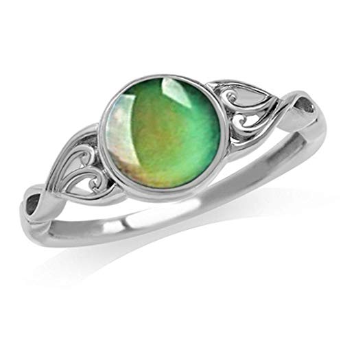 Fun Heart Color Change Stimmung Emotion Temperatur Temperatur Herz Anhänger Halskette Schmuck Schöne Geschenknasenringe Für Frauen Fun Heart Color Change Stimmung Emotion Temperatur Temperatur Herz Anhänger Halskette Schmuck Schöne Geschenknasenringe Für Frauen von ANMITI
