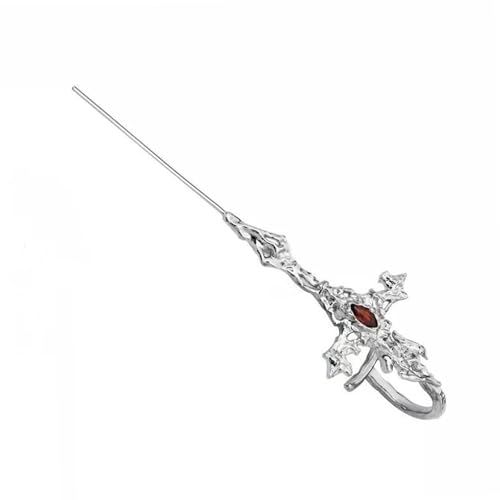 Gothic Croses Ohrringe Punk Styles Legierungsohrohrschstene Für Empfindliche Ohren Dunkler Ästhetischer Schmuck Perfekt Für Konzerte Und Tägliche Kleidung Alternative Modeohrringe von ANMITI