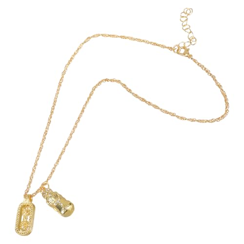 Luck Charme Anhänger Halskette Einfache Halskette Datum Schmuck Der Den Schutz Des Wohlstands Für Festival Und Modeausstellungen Chinesischer Traditioneller Anhänger Symbolisiert von ANMITI