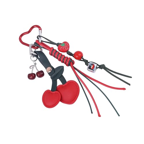 Modefruchtförmige Schlüsselbeutel Charme Mit Geflochtenem Design Einzigartiger Keyring Anhänger Für Handtaschen Rucksack Und Geldbörse Trendiger Metall Charme von ANMITI