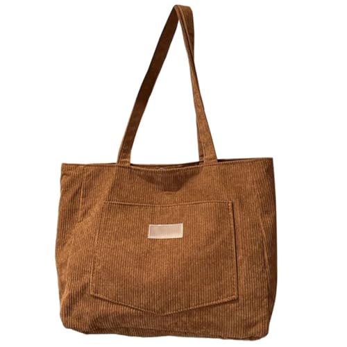 Praxis Cord Handtasche Großkapazitäts Umhängetasche Für Freizeit Und Arbeit Verwenden Sie Den Täglichen Essential Speicher Organisierter Cord Umhängetasche von ANMITI