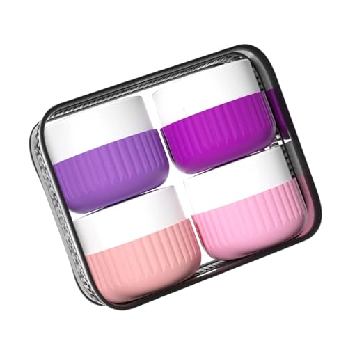 Silikoncreme Gläser Lecksicheres Reisen Für Kosmetische Gesichtshandkörper Creme Reisebehälter Für Toilettenartikel Essentiell von ANMITI