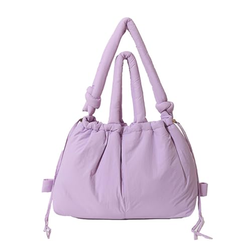 Solid Color Crossbody Bag Für Frauen Mode Rucksack Puffer Messenger Tasche Einfache Schultereinkaufsbörse Puffer Geldbeutel Schulter Großer Kapazität Rucksack Feste Farbkörpern Crossbody von ANMITI