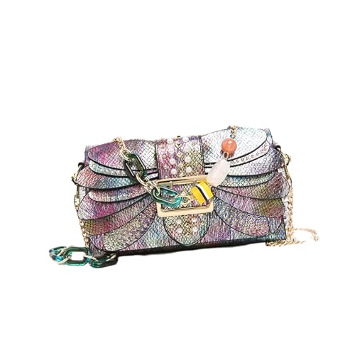 Trendige PU Umhängetasche Für Frauen Und Mädchen Crossbody Geldbörsen Party Handtasche Mit Kettendetails Für Verschiedene Anlässe Trendige Abendtasche von ANMITI