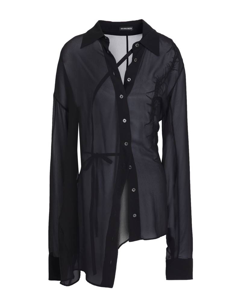 ANN DEMEULEMEESTER Hemd Damen Schwarz von ANN DEMEULEMEESTER