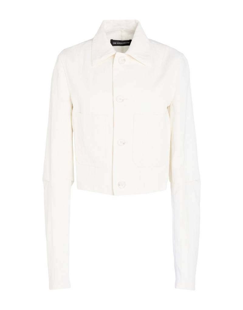 ANN DEMEULEMEESTER Jacke & Anorak Damen Weiß von ANN DEMEULEMEESTER