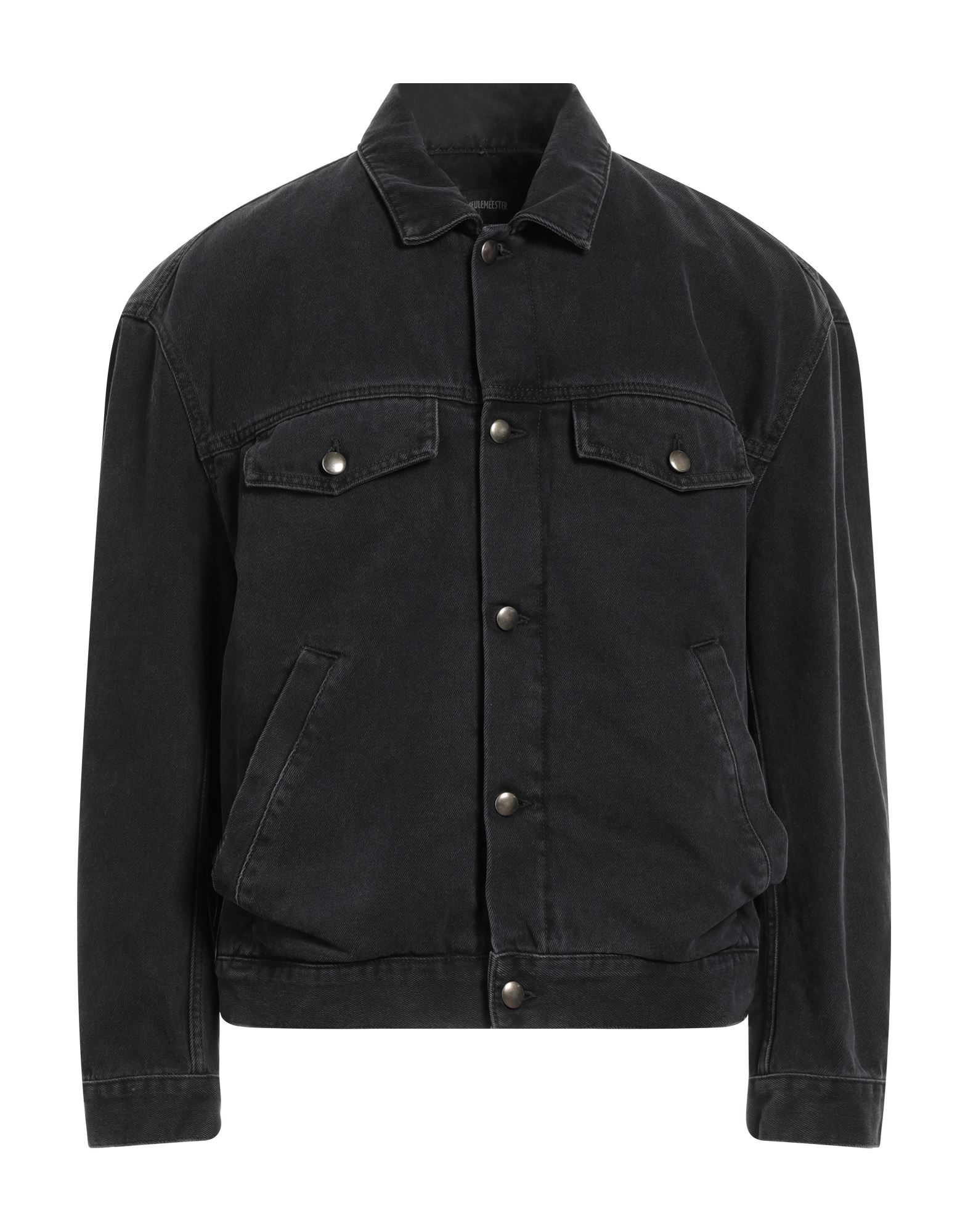 ANN DEMEULEMEESTER Jeansjacke/-mantel Herren Schwarz von ANN DEMEULEMEESTER