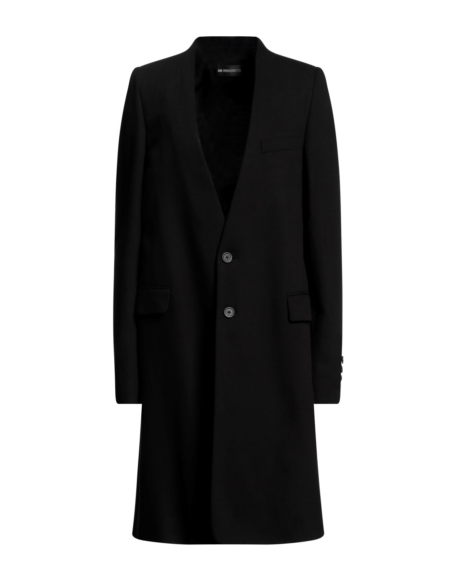 ANN DEMEULEMEESTER Jacke, Mantel & Trenchcoat Damen Schwarz von ANN DEMEULEMEESTER