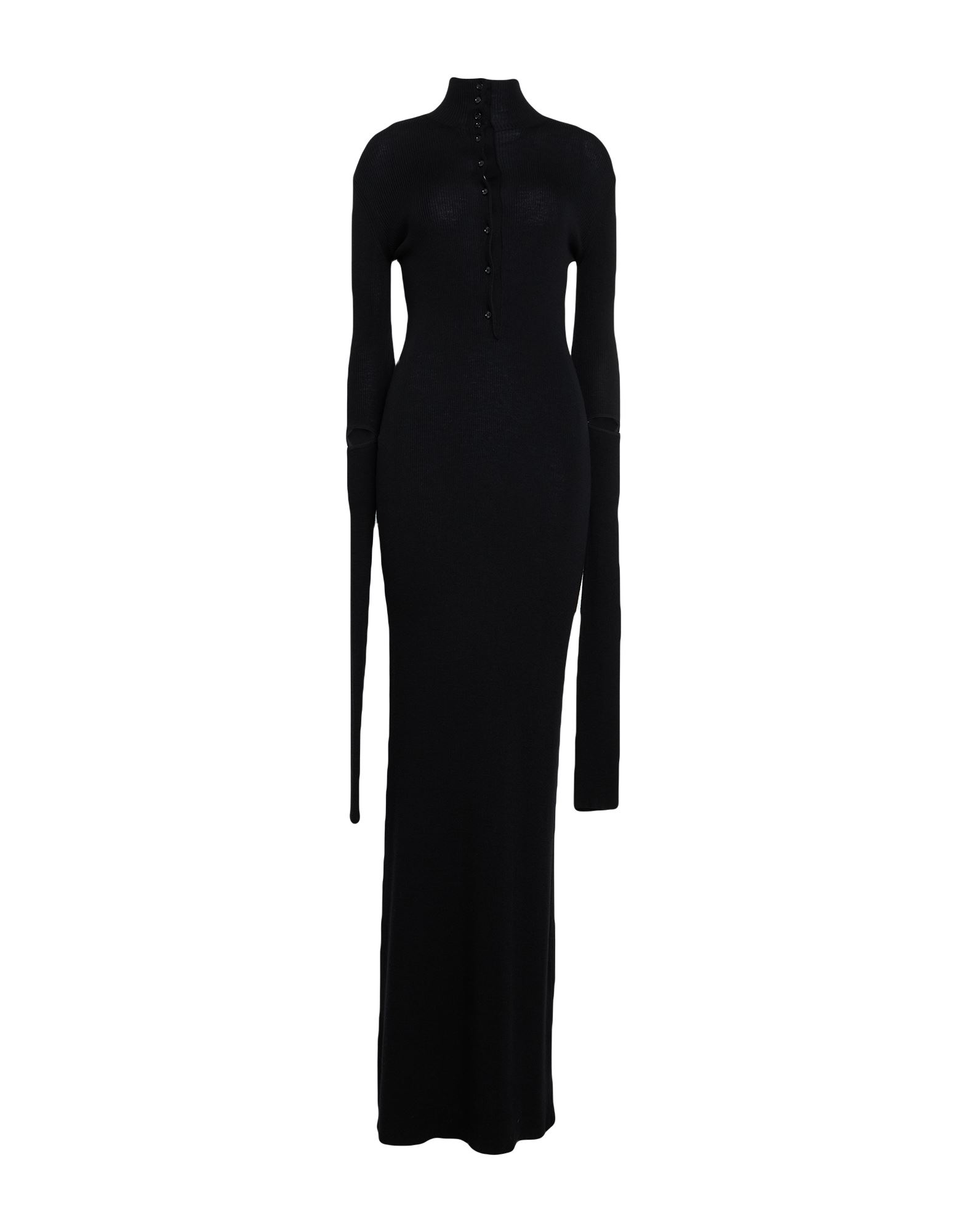 ANN DEMEULEMEESTER Maxi-kleid Damen Schwarz von ANN DEMEULEMEESTER