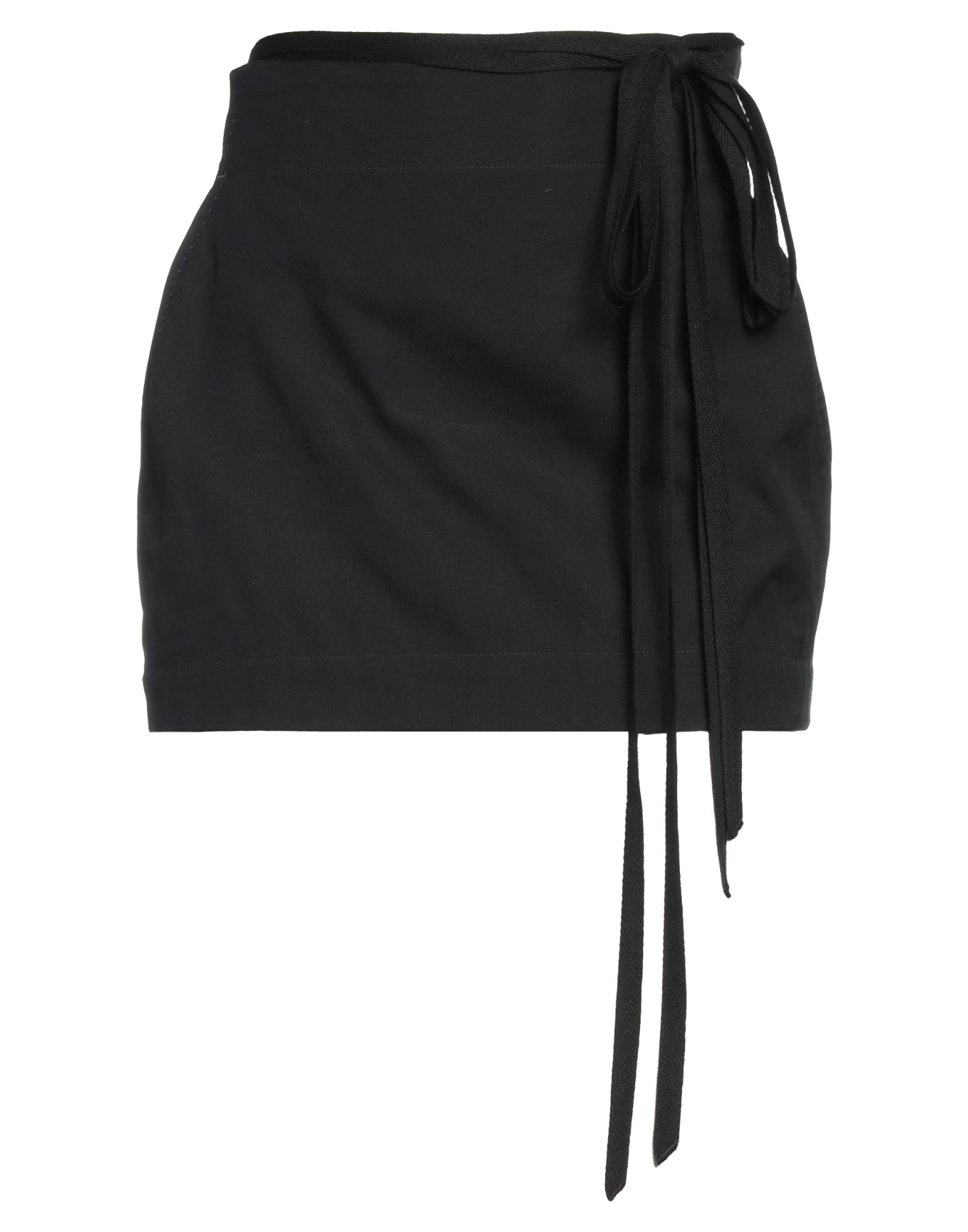 ANN DEMEULEMEESTER Minirock Damen Schwarz von ANN DEMEULEMEESTER