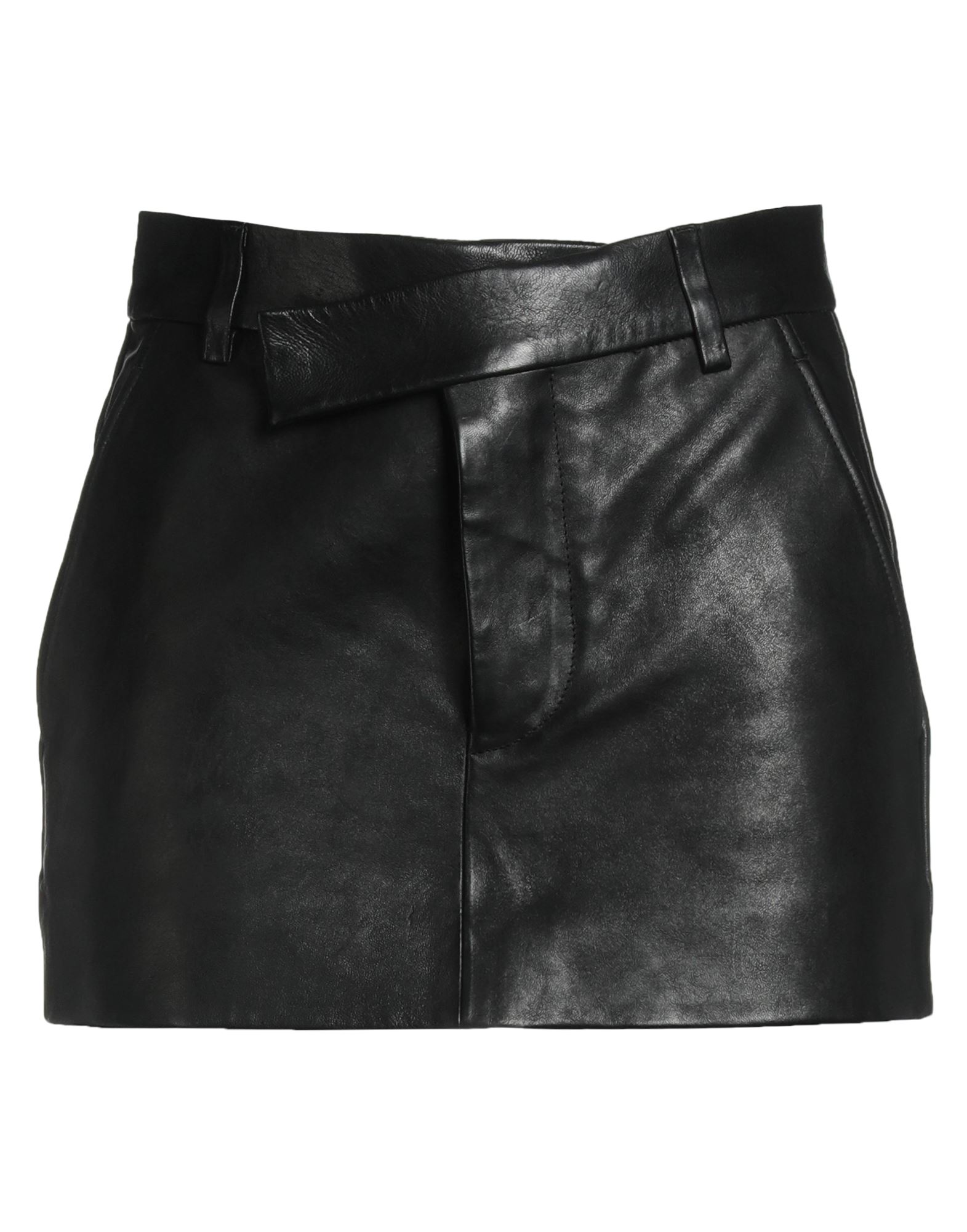 ANN DEMEULEMEESTER Minirock Damen Schwarz von ANN DEMEULEMEESTER