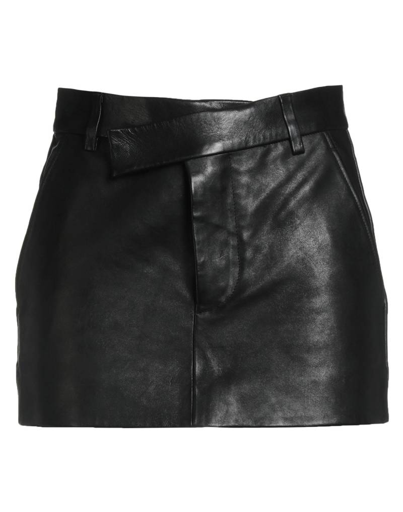 ANN DEMEULEMEESTER Minirock Damen Schwarz von ANN DEMEULEMEESTER