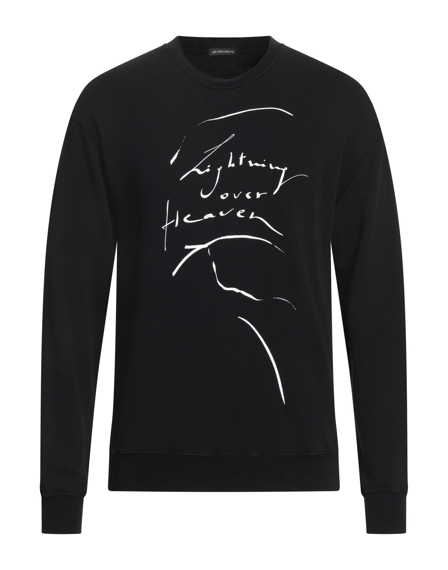 ANN DEMEULEMEESTER Sweatshirt Herren Schwarz von ANN DEMEULEMEESTER