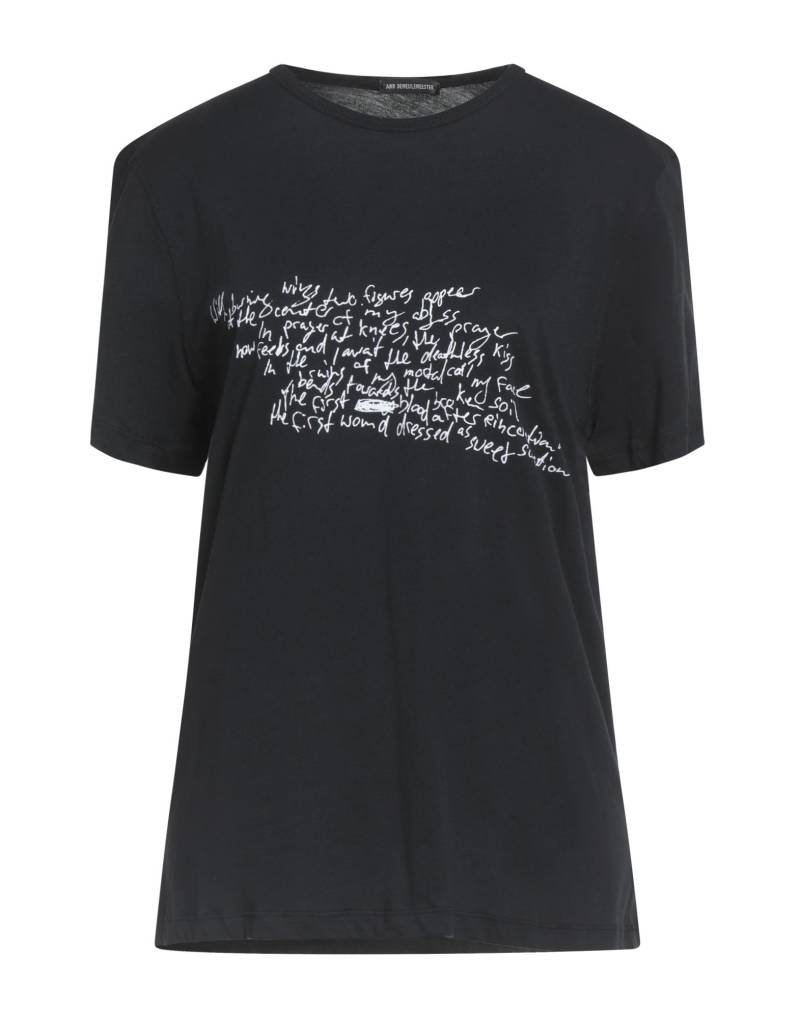 ANN DEMEULEMEESTER T-shirts Damen Schwarz von ANN DEMEULEMEESTER
