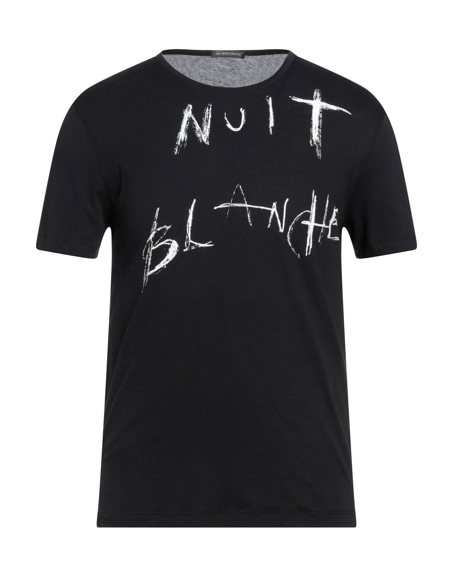 ANN DEMEULEMEESTER T-shirts Herren Schwarz von ANN DEMEULEMEESTER