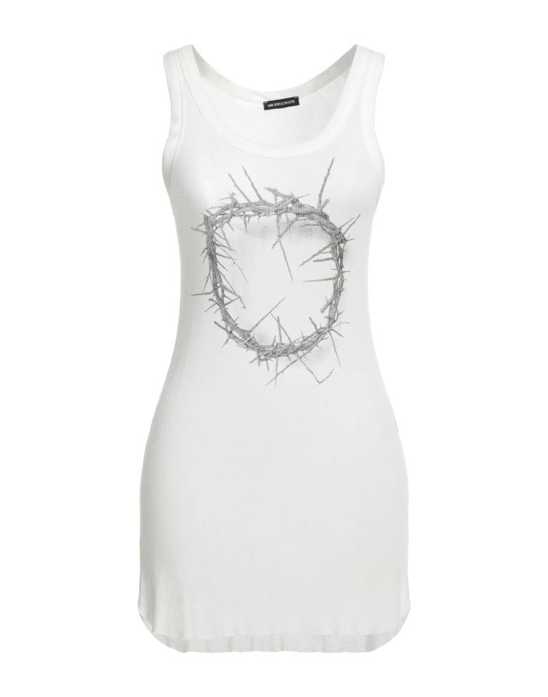 ANN DEMEULEMEESTER Tank Top Damen Weiß von ANN DEMEULEMEESTER