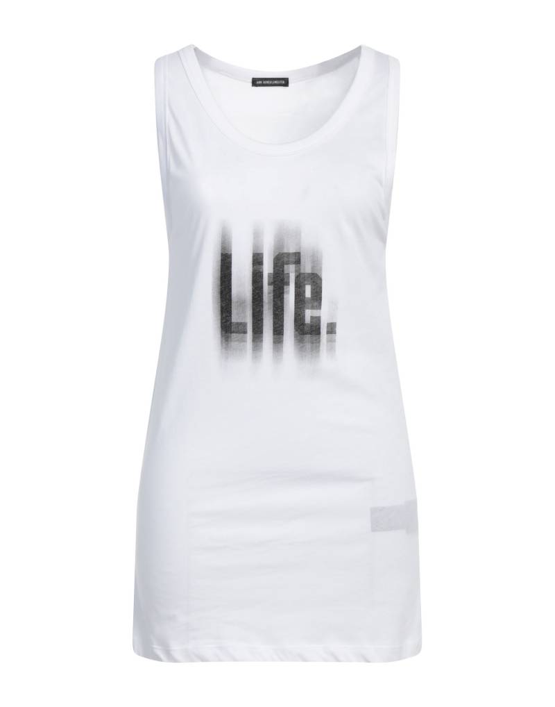 ANN DEMEULEMEESTER Tank Top Damen Weiß von ANN DEMEULEMEESTER