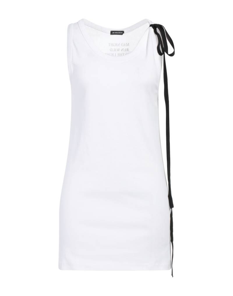 ANN DEMEULEMEESTER Tank Top Damen Weiß von ANN DEMEULEMEESTER