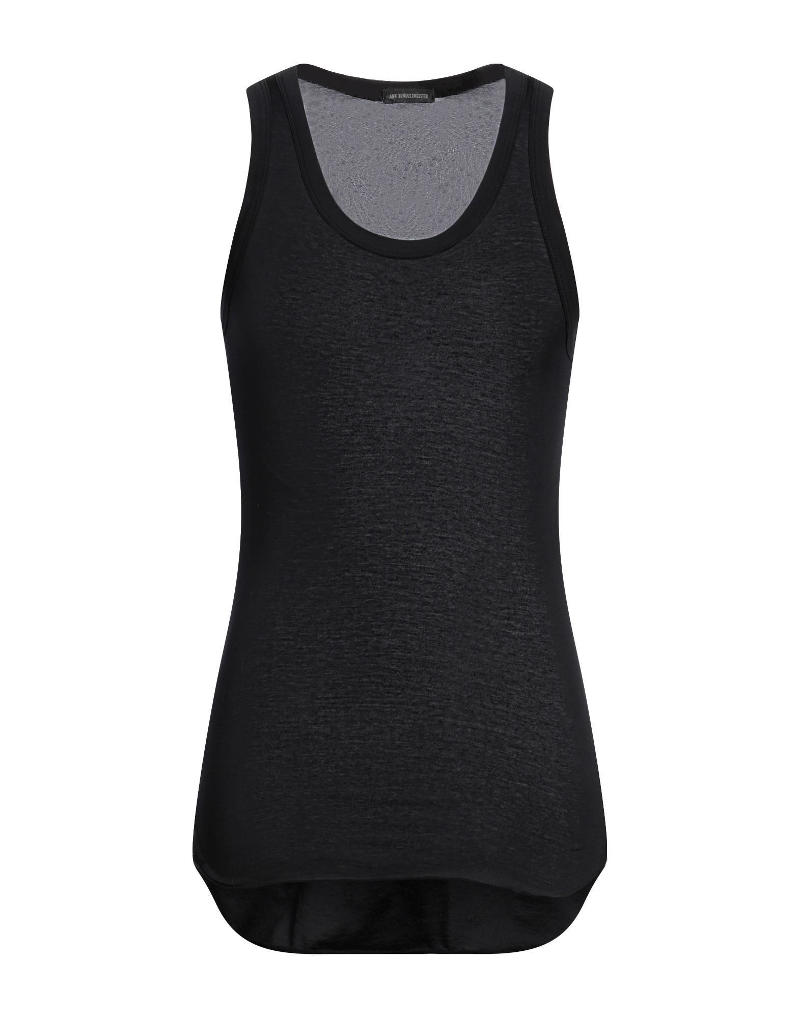 ANN DEMEULEMEESTER Tank Top Herren Schwarz von ANN DEMEULEMEESTER