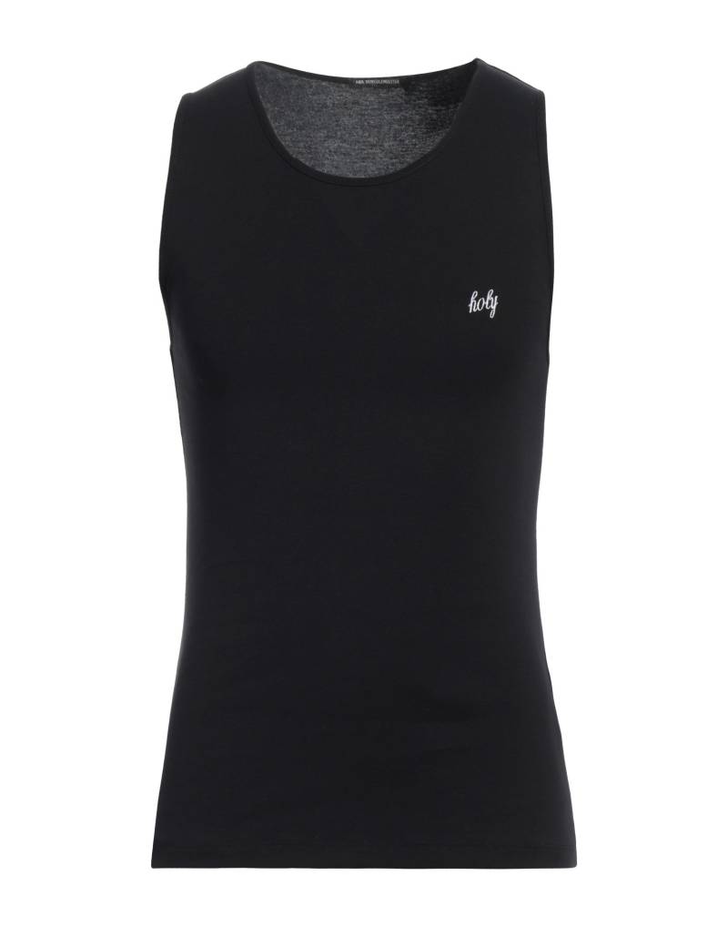 ANN DEMEULEMEESTER Tank Top Herren Schwarz von ANN DEMEULEMEESTER