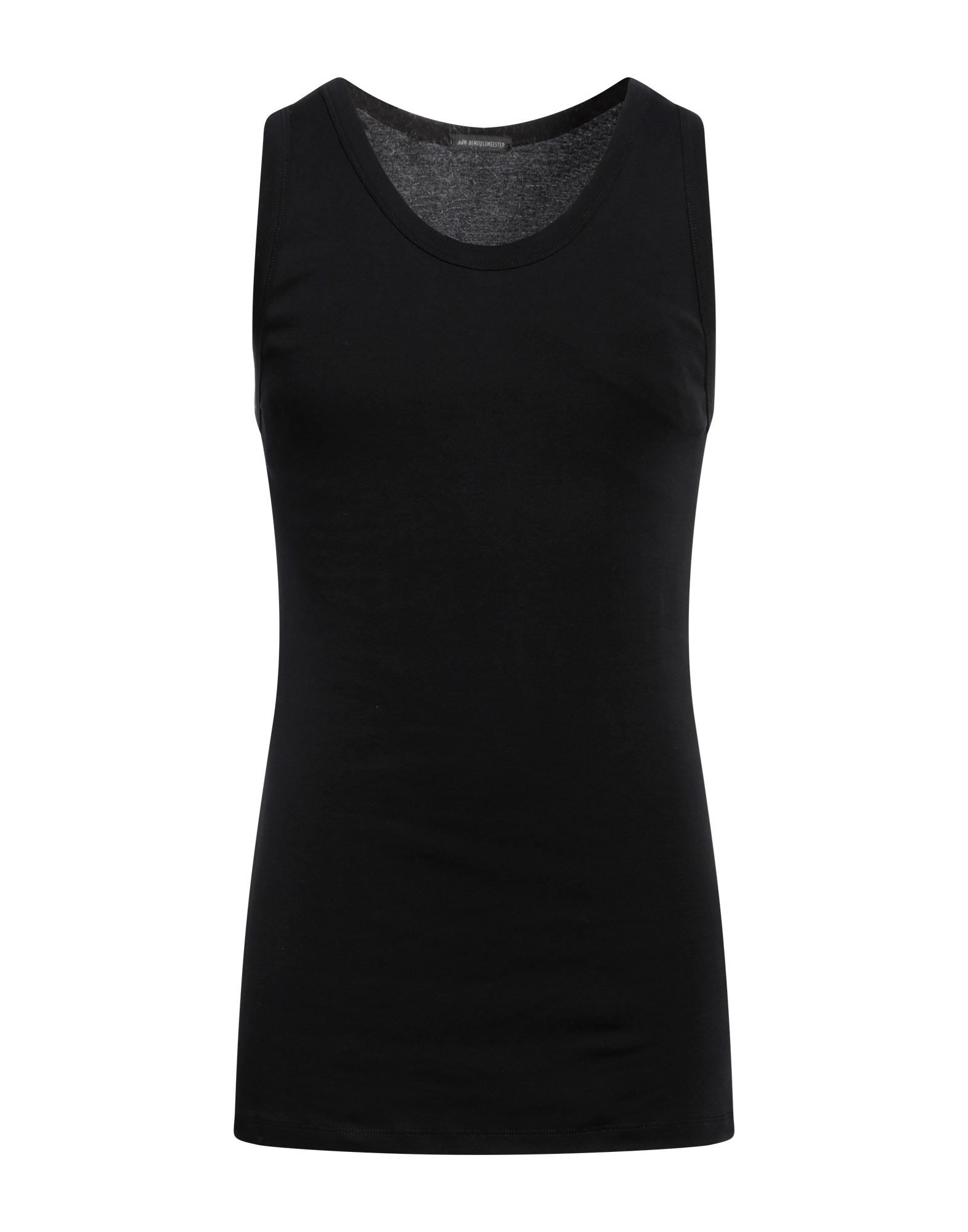 ANN DEMEULEMEESTER Tank Top Herren Schwarz von ANN DEMEULEMEESTER