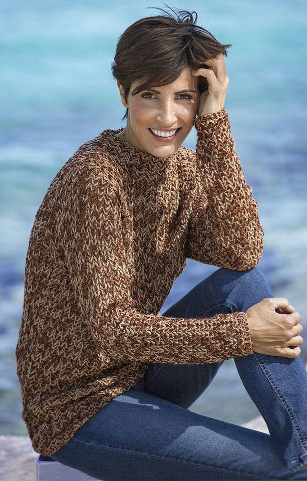 ANNA LARSSEN Rundhalspullover von ANNA LARSSEN