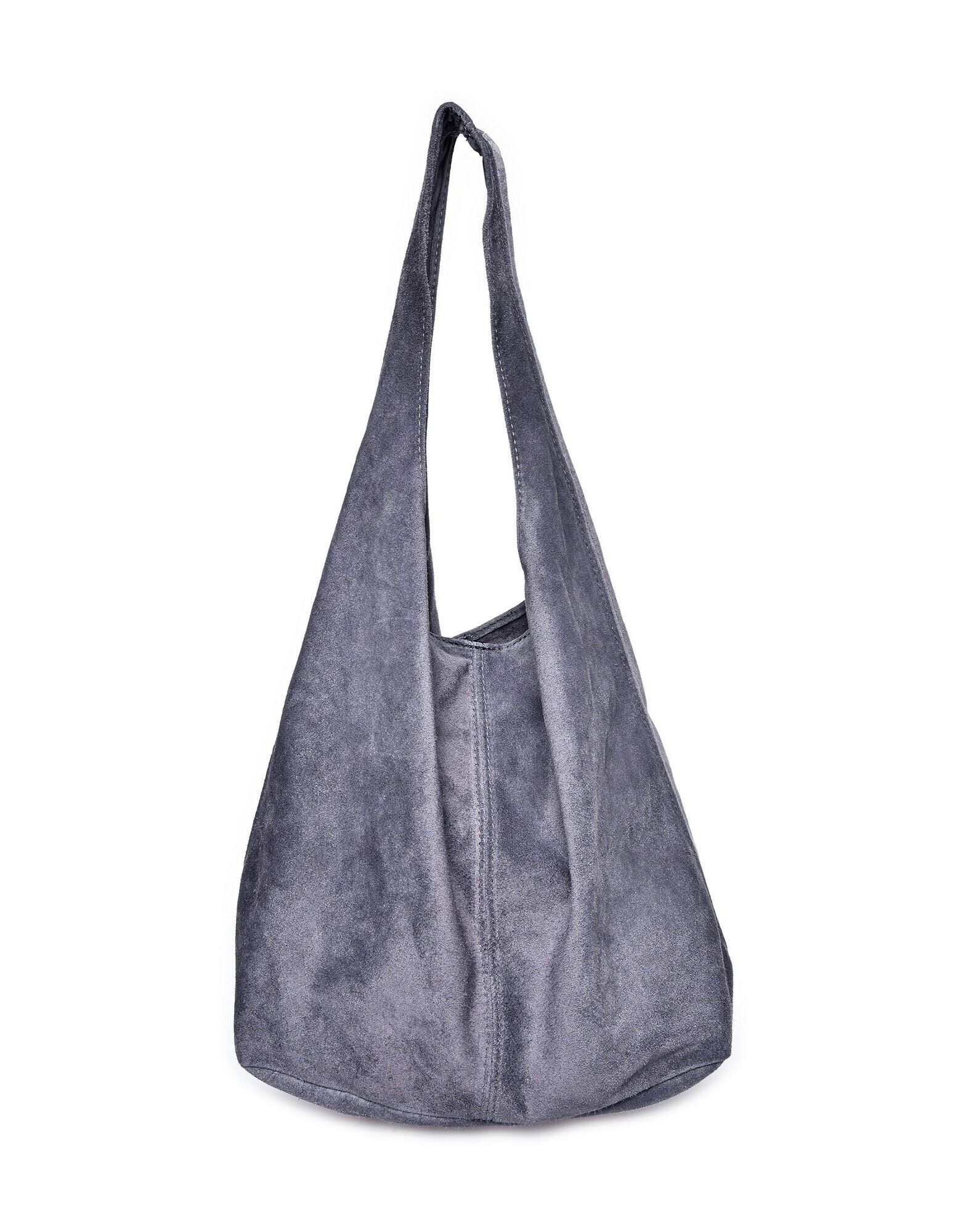 ANNA LUCHINI Schultertasche Damen Grau von ANNA LUCHINI