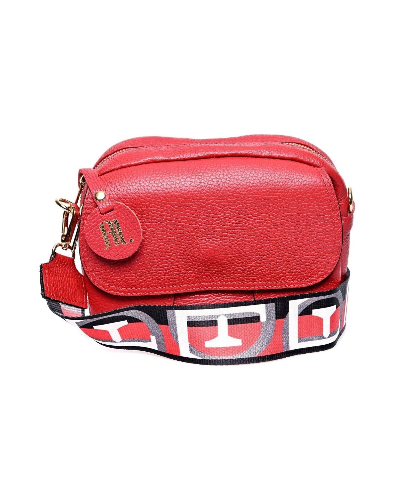 ANNA LUCHINI Schultertasche Damen Rot von ANNA LUCHINI