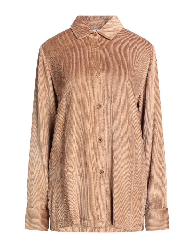 ANNA SERAVALLI Hemd Damen Kamel von ANNA SERAVALLI