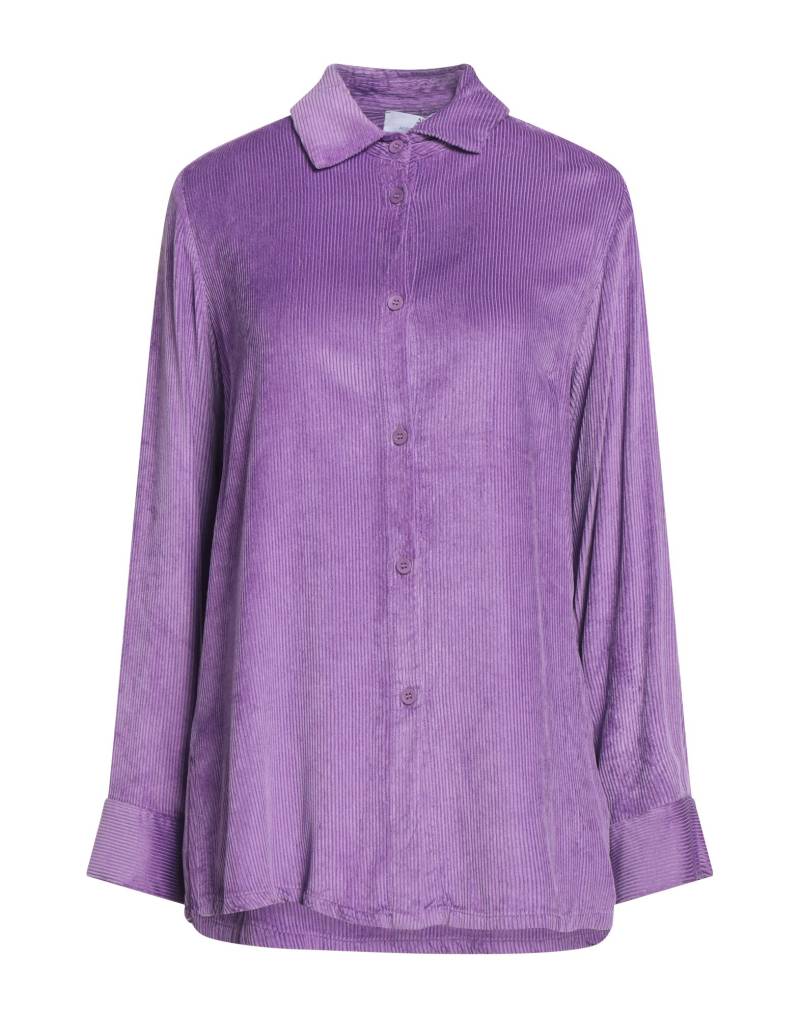 ANNA SERAVALLI Hemd Damen Malve von ANNA SERAVALLI