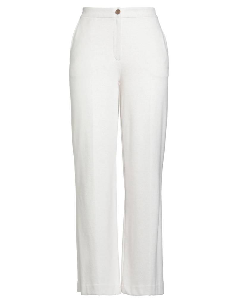 ANNA SERAVALLI Hose Damen Off white von ANNA SERAVALLI