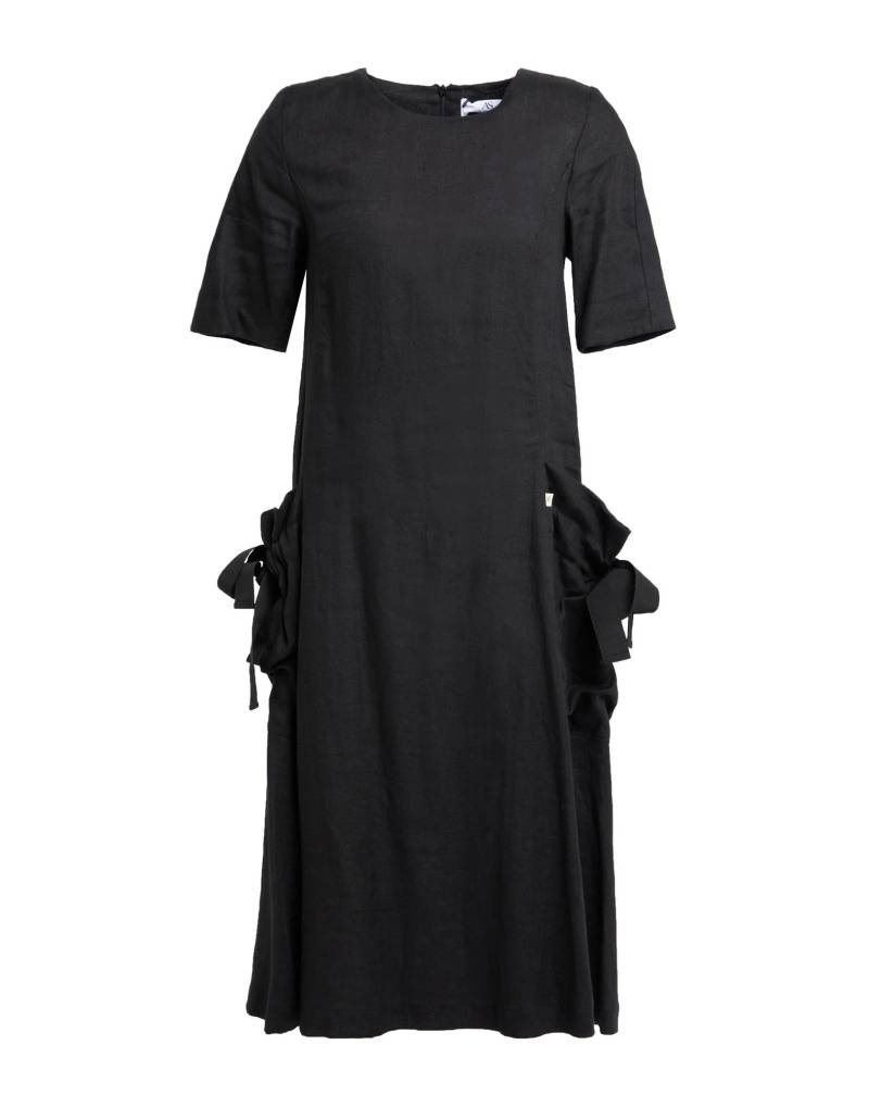 ANNA SERAVALLI Midi-kleid Damen Schwarz von ANNA SERAVALLI