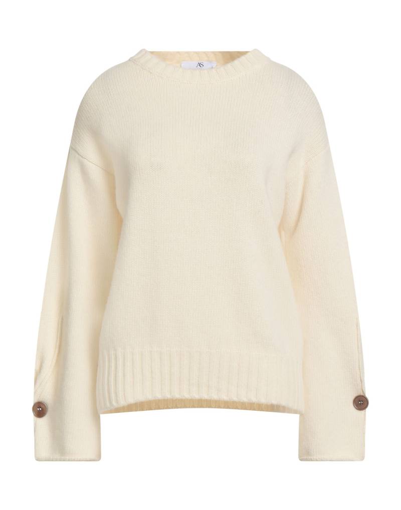 ANNA SERAVALLI Pullover Damen Cremeweiß von ANNA SERAVALLI