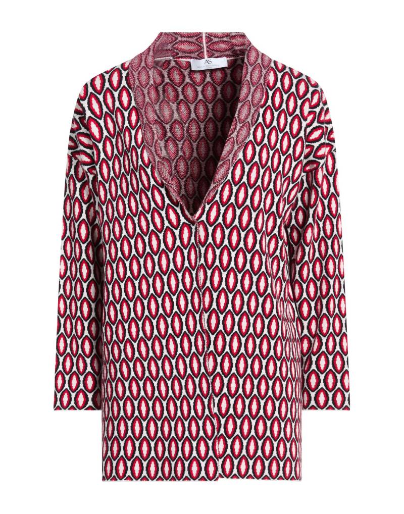ANNA SERAVALLI Strickjacke Damen Rot von ANNA SERAVALLI