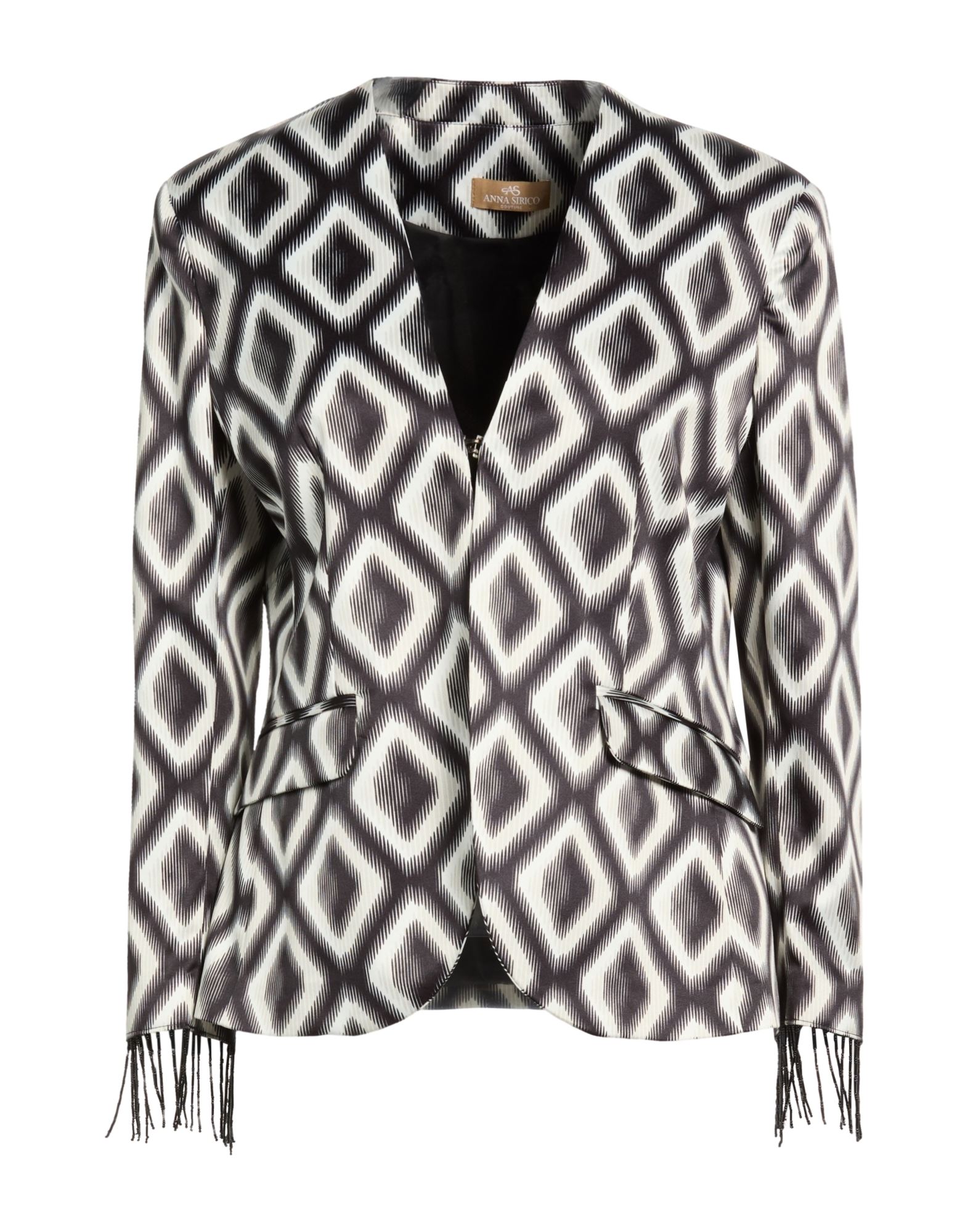 ANNA SIRICO COUTURE Jacke & Anorak Damen Schwarz von ANNA SIRICO COUTURE